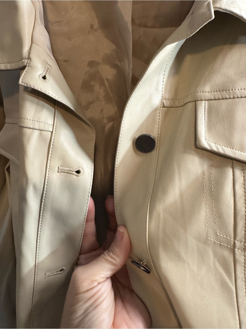 Cato Beige Ruffled-Hem Jacket - Picture 6 of 8